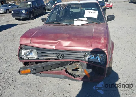 1988 Volkswagen Golf Gl из США, поврежденный, VIN 1VWFA9177JV003227